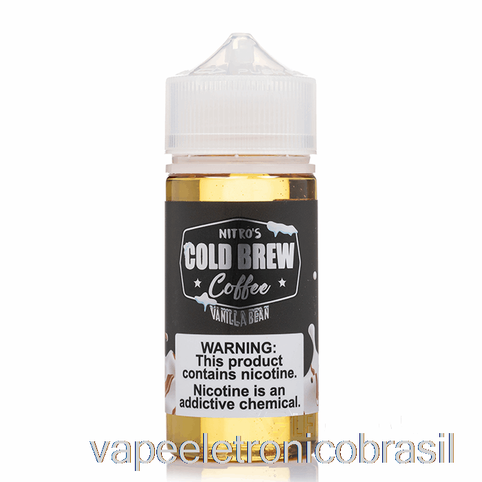 Vape Recarregável Fava De Baunilha - Nitros Cold Brew - 100ml 0mg